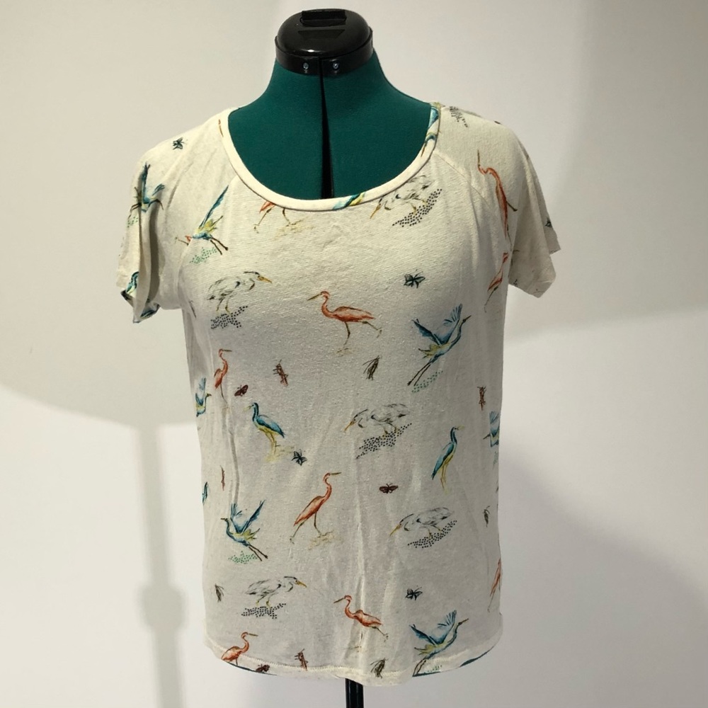 Lucky brand bird t-shirt